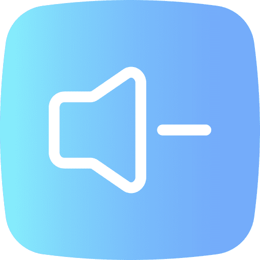 Volume user interface button volume icon