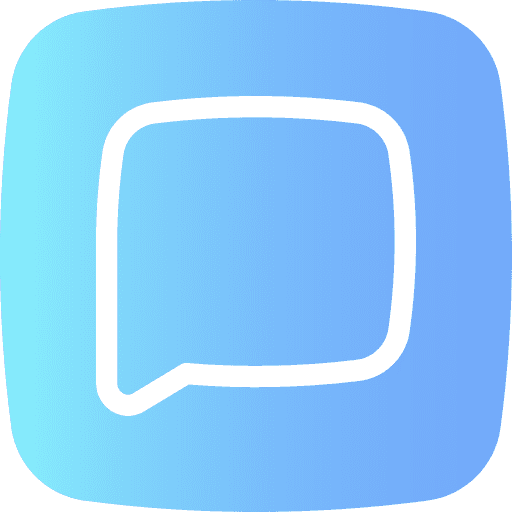 Chat button speech bubble user interface icon
