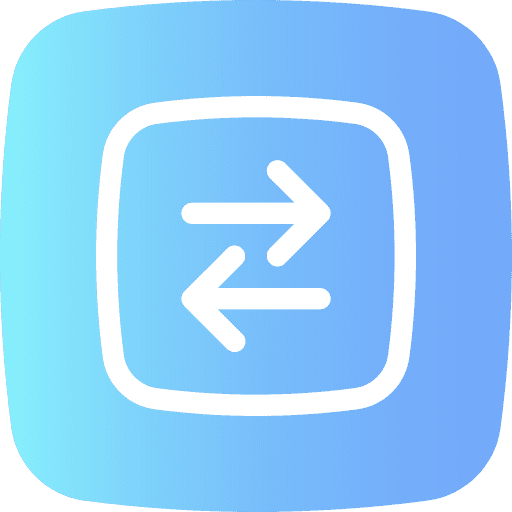 Two arrows ui user interface transfer icon