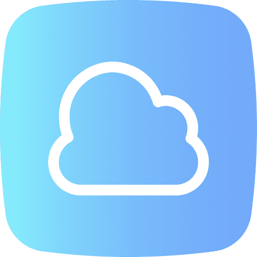 Cloud computing seo and web user interface icon