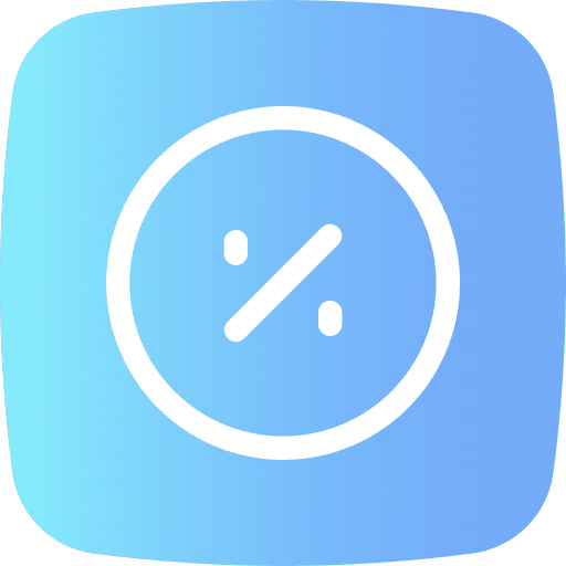 Discount user interface sales button icon