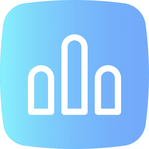 Chart user interface business and finance button icon