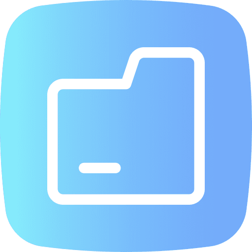 Folder button ui folder icon