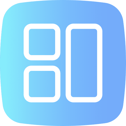Layout button web interface ui icon