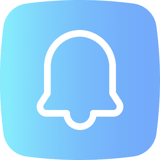 Notification bell ui button user interface icon