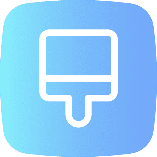 Paint button edit tools brush icon