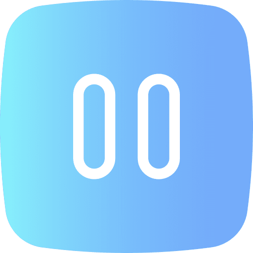 Pause multimedia option user interface pause icon