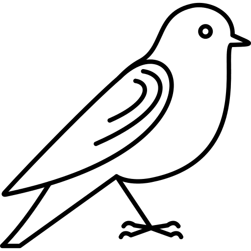 Bird wings dove animals icon