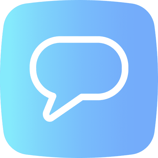 Chat speech bubble button ui icon