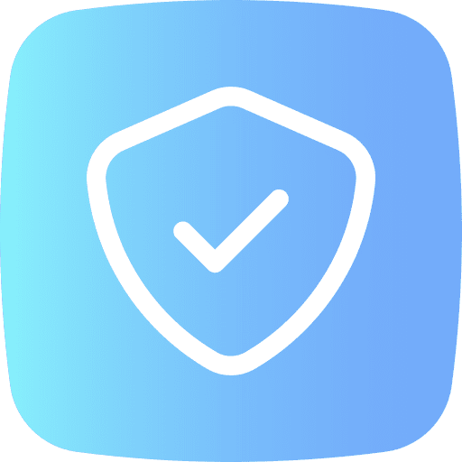 Shield security user interface shield icon