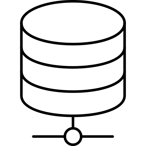 Data storage data storage network server icon