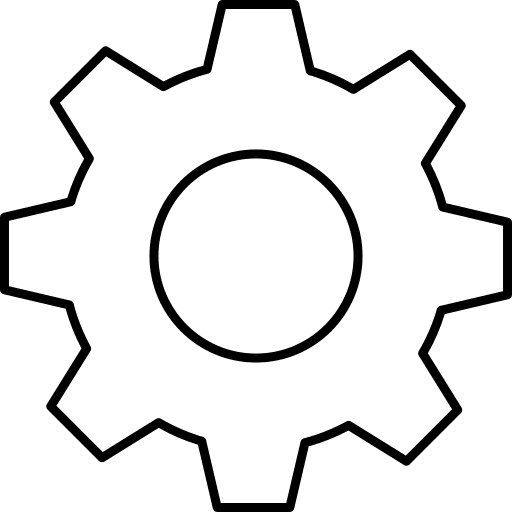 Gear configuration gear ui icon