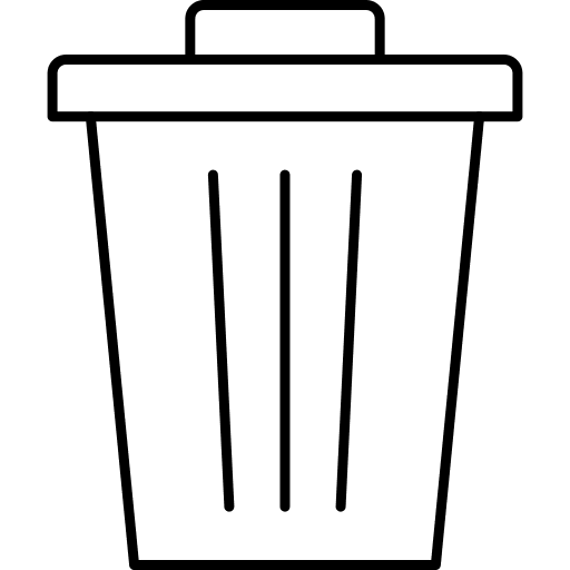 Trash rubbish ui delete icon Trash rubbish ui delete icon