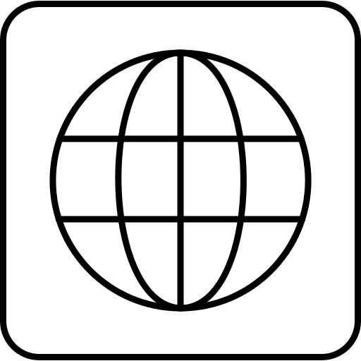 Internet multimedia interface worldwide icon Internet multimedia interface worldwide icon