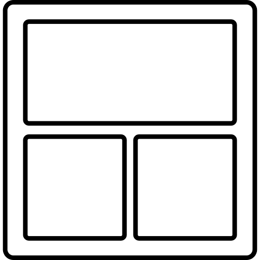 Layout interface buttons app icon Layout interface buttons app icon