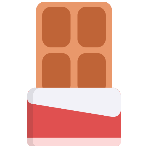 Chocolate bar chocolate halloween sweet icon Chocolate bar chocolate halloween sweet icon