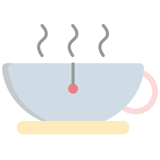 Hot tea hot drink leaves mug icon Hot tea hot drink leaves mug icon