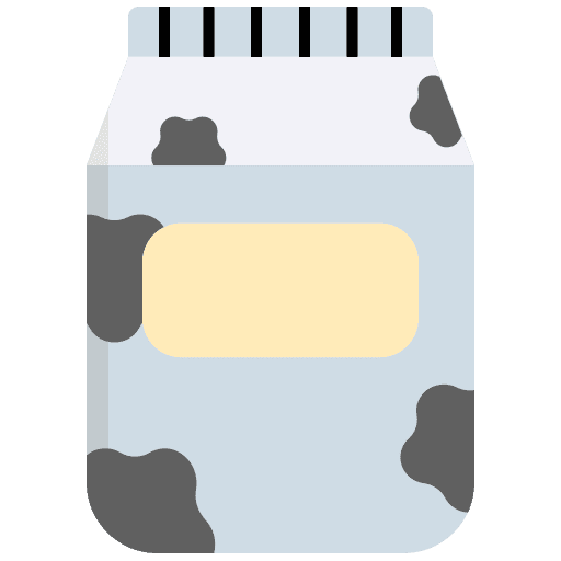 Milk food drink carton icon Milk food drink carton icon