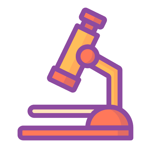Microscope medical laboratory education pathology icon