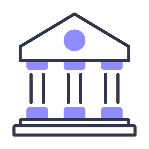 Bank bank finance and business finance icon