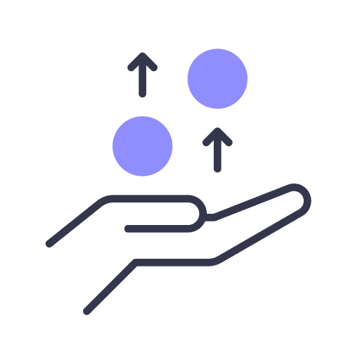Expenses investment business and finance increase icon Expenses investment business and finance increase icon
