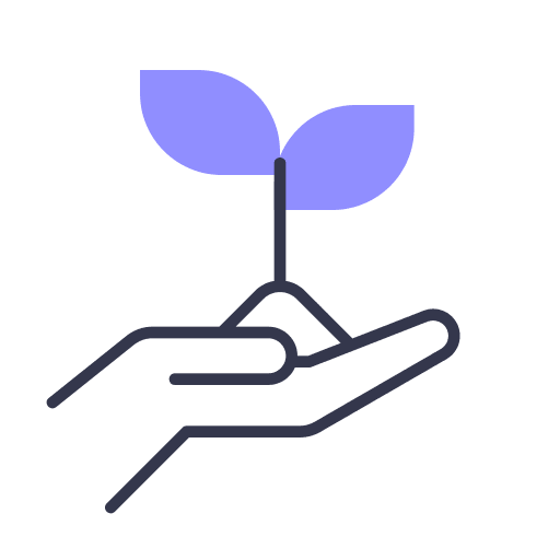 Growth eco friendly nature business and finance icon Growth eco friendly nature business and finance icon
