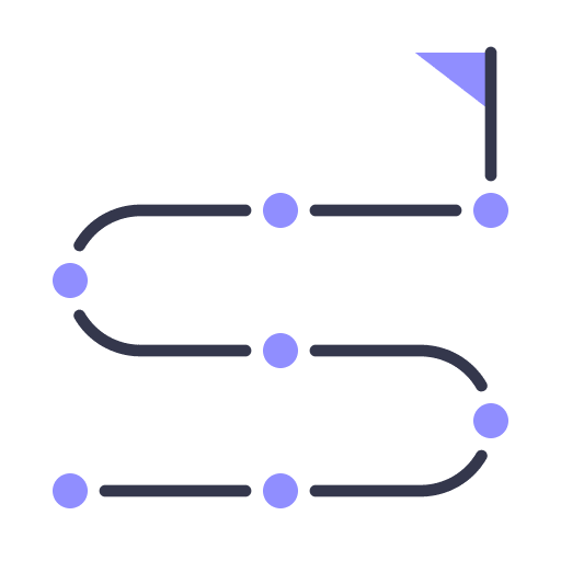 Mission route mission signal icon Mission route mission signal icon