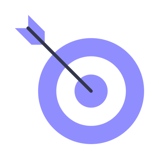 Target archery business and finance bow icon Target archery business and finance bow icon