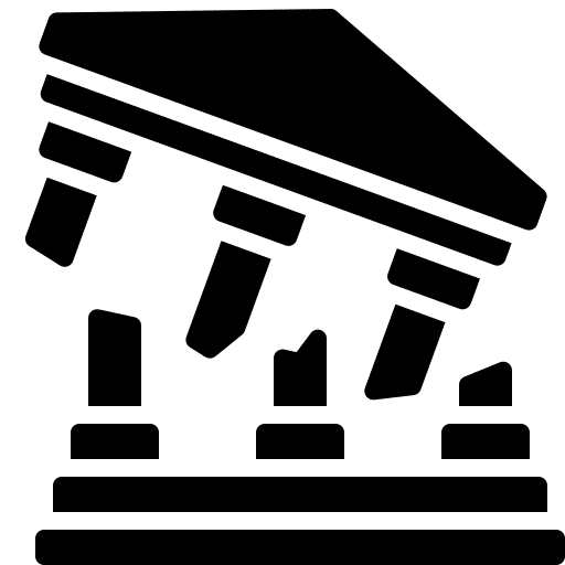Bankrupt home tenant house icon