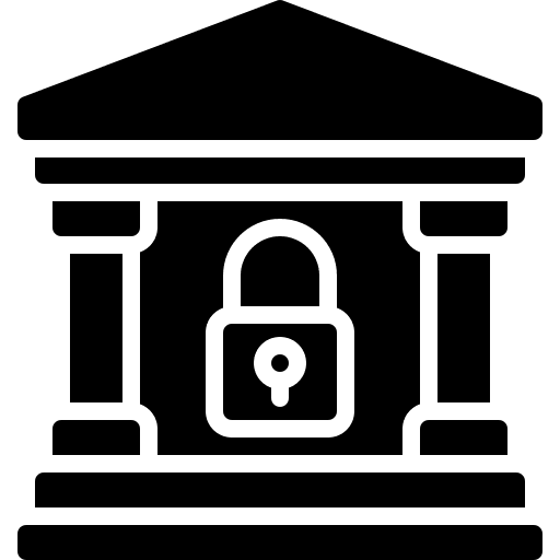 Bankrupt banking crisis business and finance icon