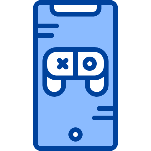 Game smartphone technology touch screen icon
