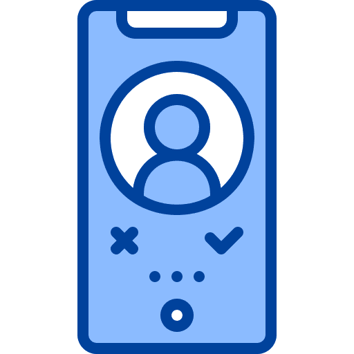 Call touch screen smartphone communications icon