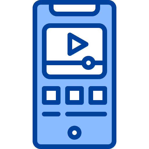 Video communications smartphone video icon