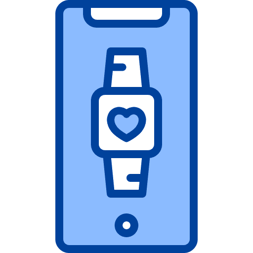Watch touch screen mobile phone watch icon