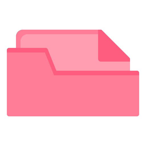 Folder data storage ui files and folders icon