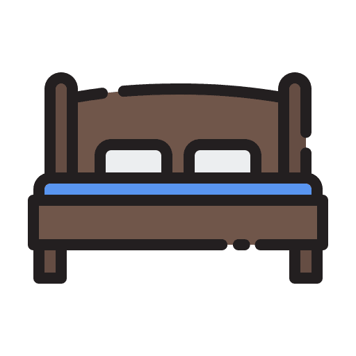 Bed hotel bed furniture beds icon Bed hotel bed furniture beds icon