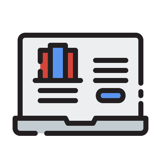 Online booking computer online booking device icon Online booking computer online booking device icon