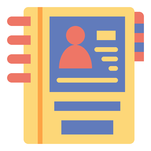 Contact book phone book contact book phone icon