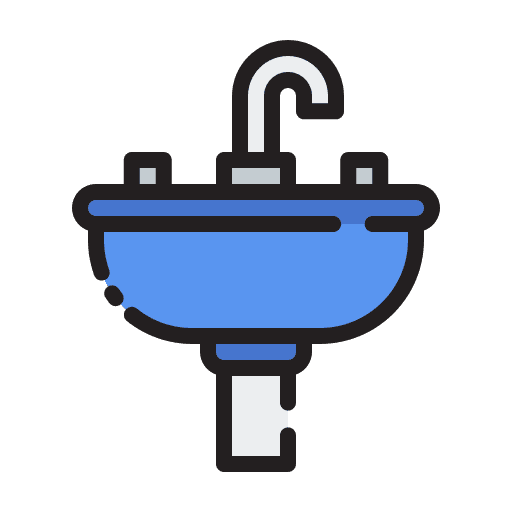 Sink sink restroom furniture and household icon Sink sink restroom furniture and household icon