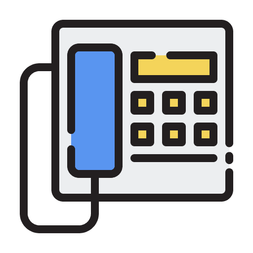 Telephone hotel communications hotel service icon Telephone hotel communications hotel service icon