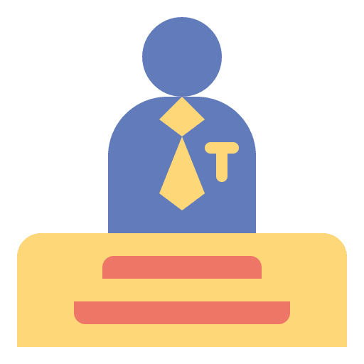Ceo professions and jobs tie businessman icon