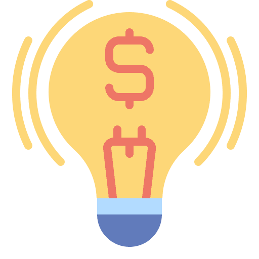 Idea money idea business icon