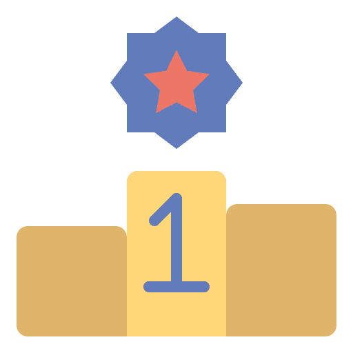 Podium games position winner icon