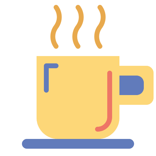 Coffee time coffee mug break time tea cup icon