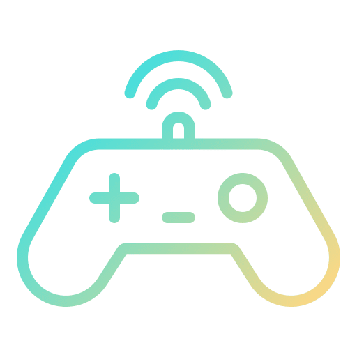 Console game console wireless wifi icon