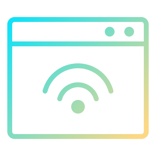 Browser seo and web wifi connection browser icon Browser seo and web wifi connection browser icon