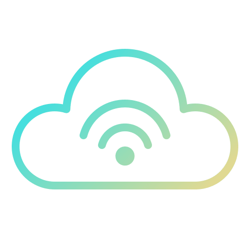 Cloud wifi wireless cloud connection icon Cloud wifi wireless cloud connection icon