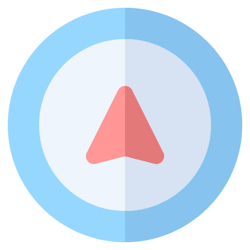 Compass pin marker location icon Compass pin marker location icon
