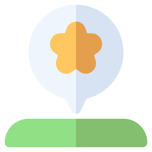 Favorite maps and location star map icon