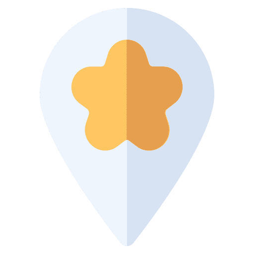 Favorite pin map location icon